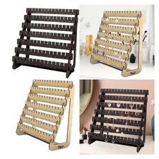 Porta orecchini versatile in legno per espositore per gioielli, espositore per