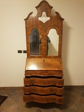 credenza vetrina antica colore noce nazionale.