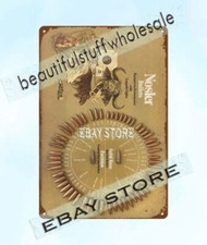 Insegna latta metallo Nosler Bullet Board giardino retrò soggiorno decorazione parete