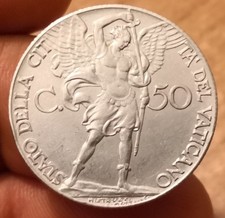 Moneta 50 Centesimi 1941, Città Del Vaticano Pio XII, Rif. 8769