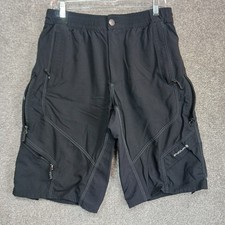 Endura Hummvee Corto Uomo XL Nero Mountain Bike Tasche Cargo Nylon Ciclismo MTB