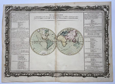 Mappa del mondo geologia 1761 - mondo,