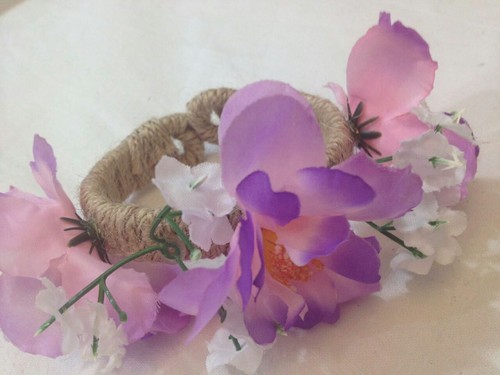 Bracciale donna con tre - con, fiori