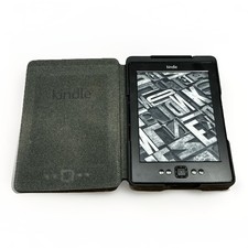 Amazon Kindle 4th Gen D01100 Wi-Fi 6" + Custodia Con Luce