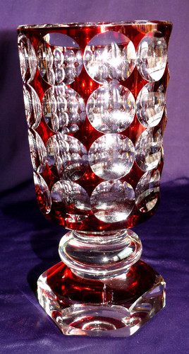 Tazza amicizia vetro rubino - tazza,