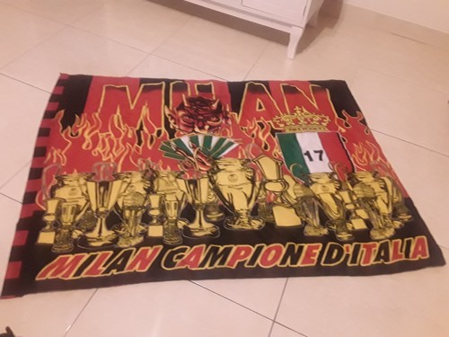 Milan calcio bandiera - ac.,
