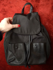 Zainetto zaino donna carpisa nero pelle capiente