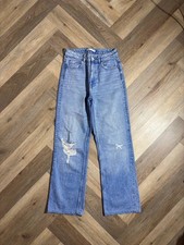 Jeans baggy a vita alta con