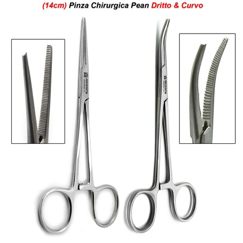 Pinza emostatica pean - pinza,