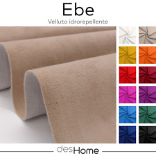 Ebe Tessuto al metro velluto idrorepellente stoffa resistente per tappezzeria