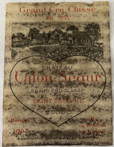 Chateau calon segur grand - calon-segur, cru