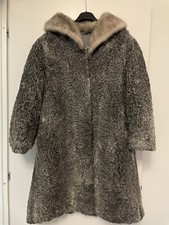 OFFERTACappotto  In PELLICCIA autentica, Grigio, Donna, Taglia XL. Conseg Gratis