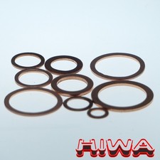 10x Guarnizione in rame vite