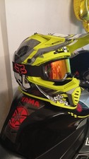 Casco Motocross Tg XL Più Maschera Fox