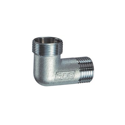 Gomito maschio cromato per - cromato,