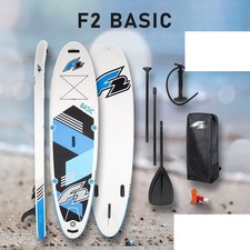 F2 Basic 10,6 Stand Up Paddle Board SUP Paddle Set 323 Gonfiabile iSUP NUOVO
