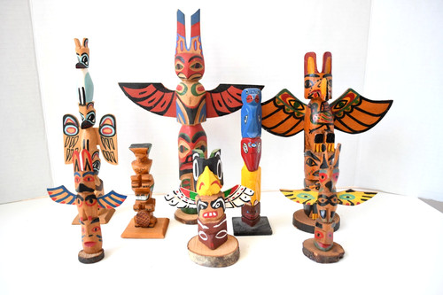Vintage northwest coast totem - vintage,