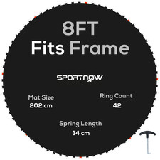 Tappetino Trampolino Nero