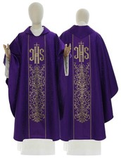 Casula Gotica Viola con stola