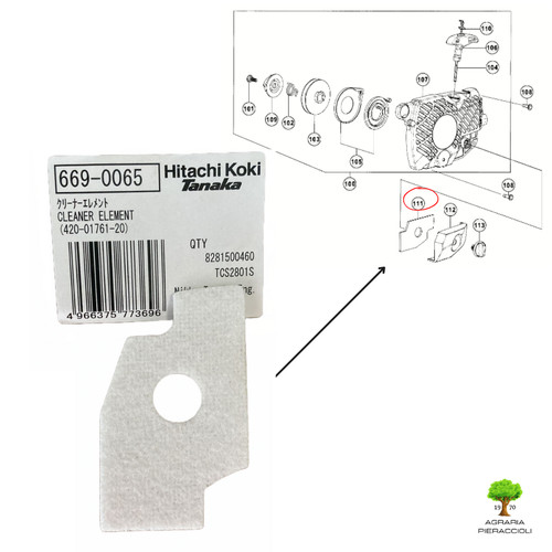 Filtro aria originale hitachi - originale,