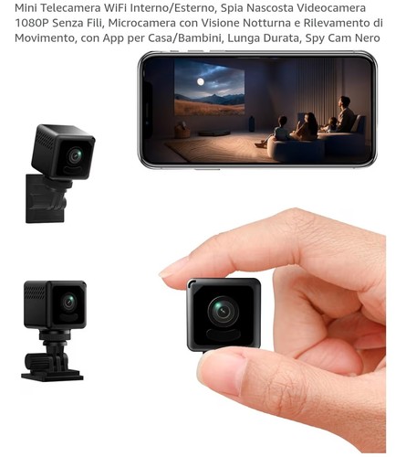 Mini telecamera wifi - mini,