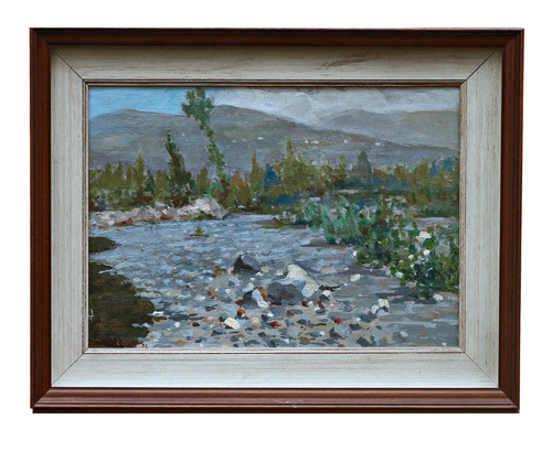 Quadro paesaggio con - paesaggio,