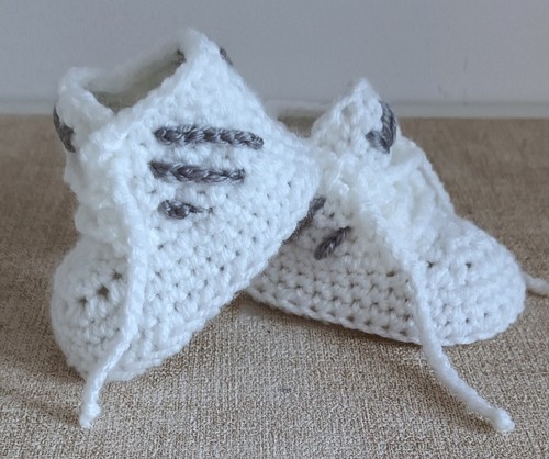 Scarpe all uncinetto bambino - all'uncinetto,