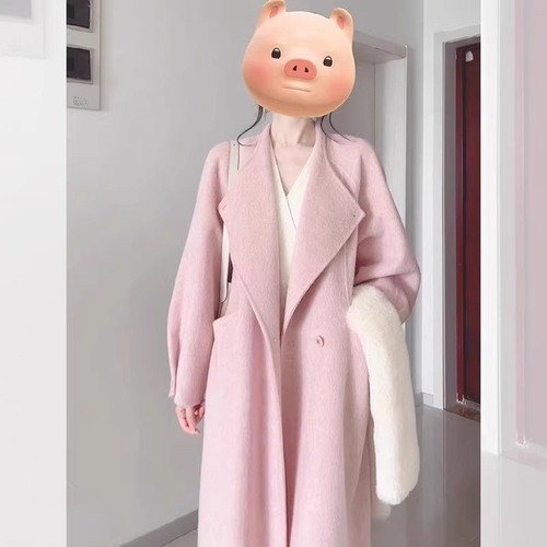 Cappotto donna lana - , rosa