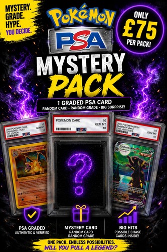 Pokémon mystery pack psa - mystery,