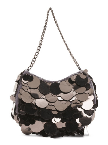 Borsa tracolla disco con - a,