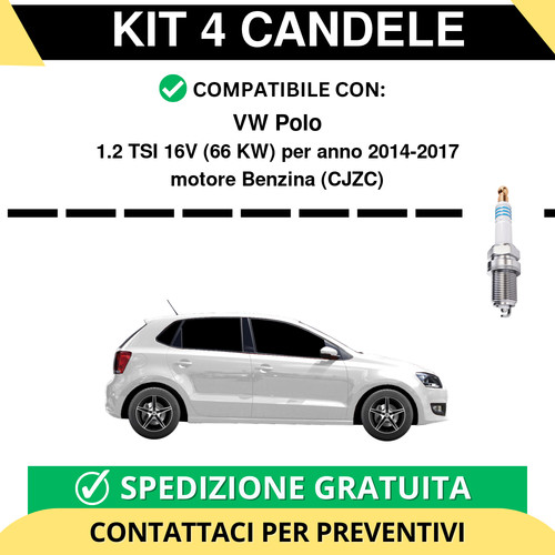 Kit candele per polo 1 - kit, 1.2