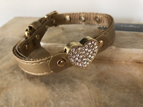 Collare cane cuore - , ecopelle