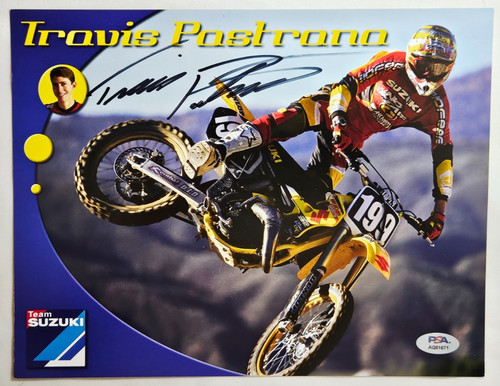 Travis pastrana firmato - firmato, 8x11