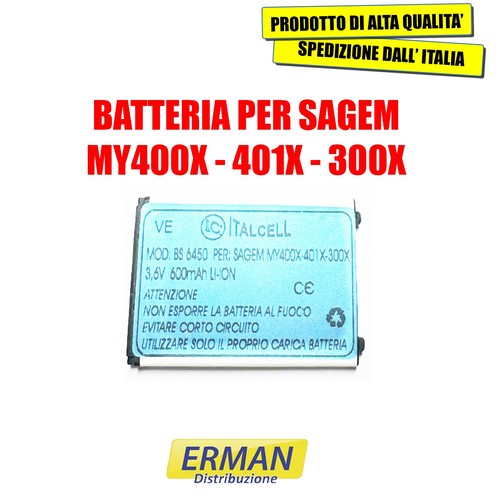 Batteria per sagem my400x - sagem,