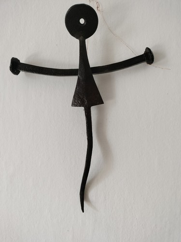 Scultura ferro vintage - in,