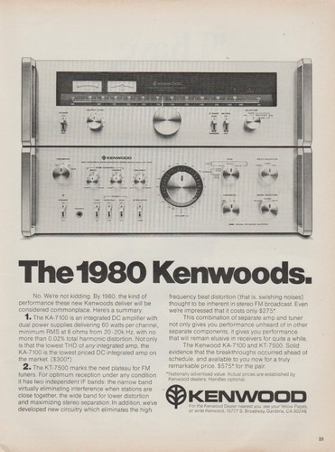 Kenwood stereo 1978 - kenwood,