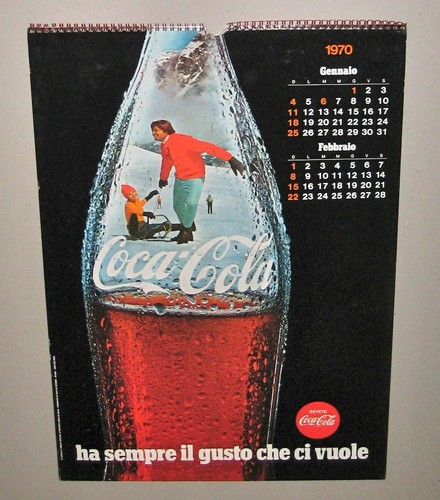 Calendario coca cola italiano - calendario, coca-cola