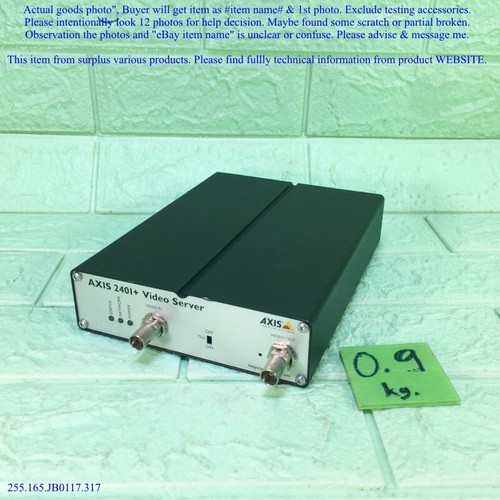 Axis 2401 server video - axis,