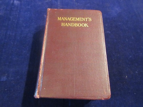 1924 management handbook - 1924,