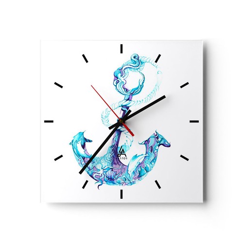 Orologio parete vetro - orologio, da