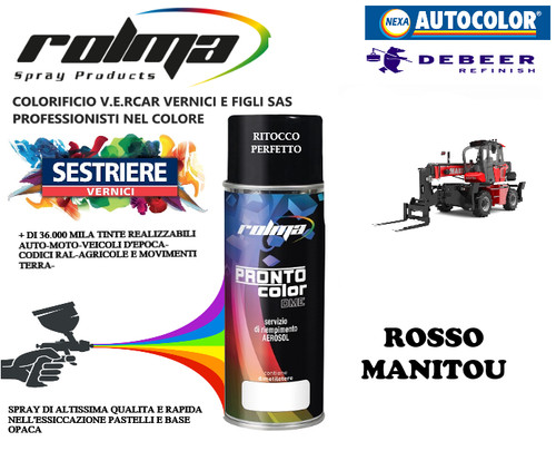 Rosso manitou elevatori spray - rosso,