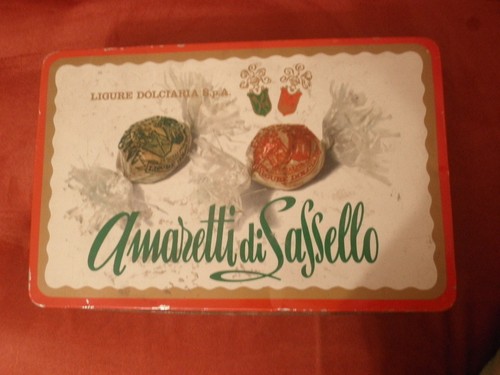 Scatola latta amaretti - latta,
