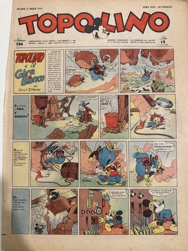 Rivista settimanale topolino - rivista,