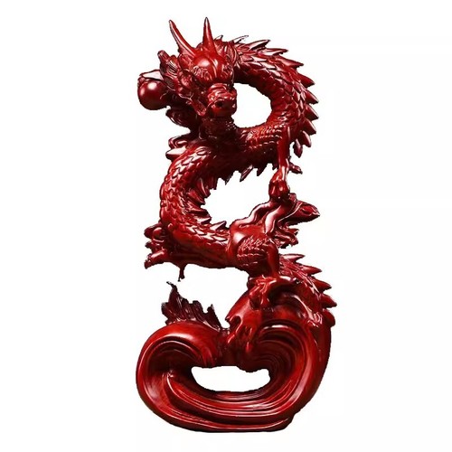 Statua drago intagliato