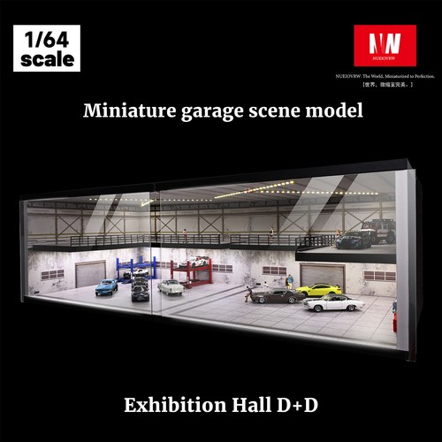 Diorama auto showroom - 1/64,