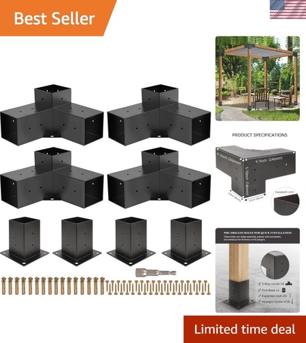 Complete pergola kit with - pergola,