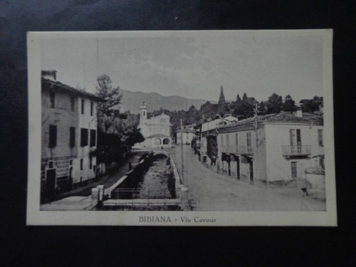 Cartolina bibiana via cavour - bibiana,