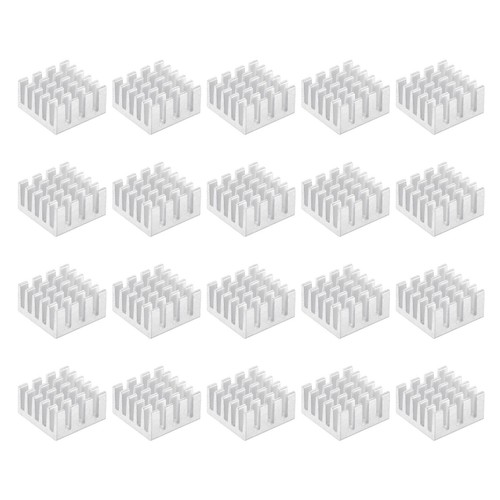 15x15x8mm argentato termico - 15x15x8mm,