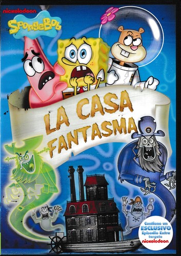 Dvd spongebob casa fantasma - dvd, la