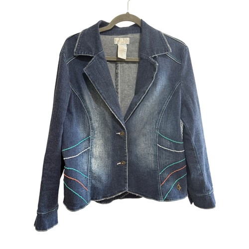 Vintage baby phat denim blazer - vintage,